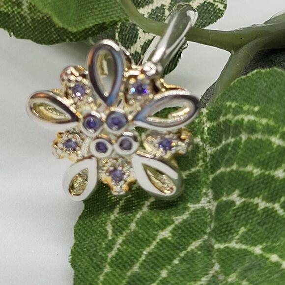 JT New Silver-Plated Cubic Zirconia Ring Size 7 - Picture 8 of 8